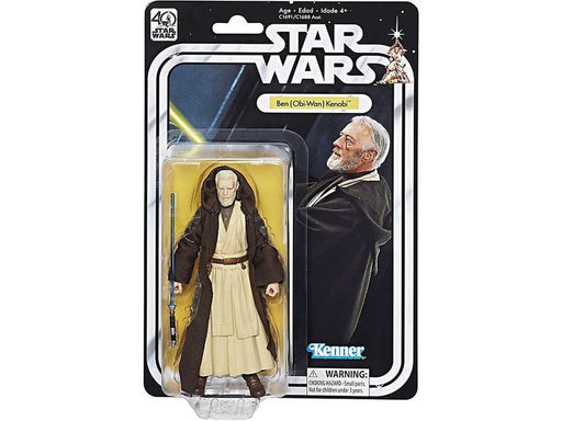 Action Figures and Toys Hasbro - Star Wars - The Black Series - 40th Anniversary - Ben - Obi-Wan - Kenobi - Cardboard Memories Inc.