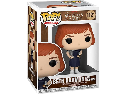 Action Figures and Toys POP! - Television - The Queen's Gambit - Beth Harmon with Trophies - Cardboard Memories Inc.