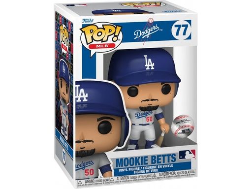 Action Figures and Toys POP! - Sports - MLB - Los Angeles Dodgers - Mookie Betts - Cardboard Memories Inc.