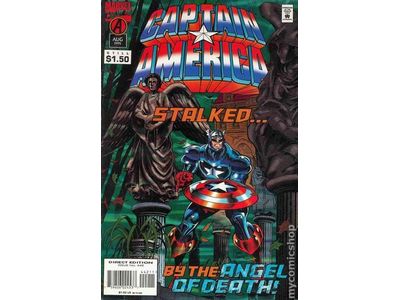 Comic Books Marvel Comics - Captain America (1968 1st Series) 442 - 7295 - Cardboard Memories Inc.