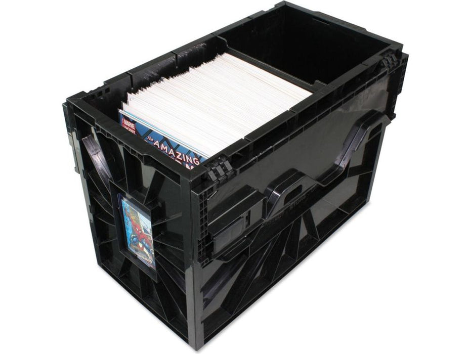 Comic Supplies BCW - Short Comic Book Bin - Black - Cardboard Memories Inc.