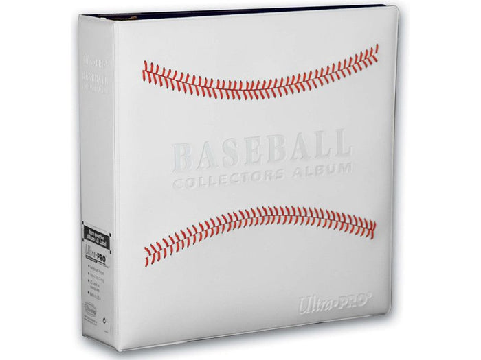 Supplies Ultra Pro - Collectors Binder - 3 Inch - Stitched Baseball - Cardboard Memories Inc.