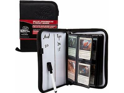 Supplies BCW - Monster - 4 Pocket Binder - Deluxe Zipper Bound - Black - Cardboard Memories Inc.