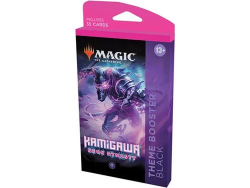 Trading Card Games Magic The Gathering - Kamigawa Neon Dynasty - Theme Booster Pack - Black - Cardboard Memories Inc.