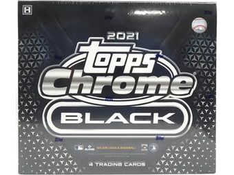 Sports Cards Topps - 2021 - Baseball - Chrome Black - Hobby Box - Cardboard Memories Inc.