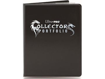 Supplies Ultra Pro - Collectors 9 Pocket Portfolio Gamer Binder - Black - Cardboard Memories Inc.