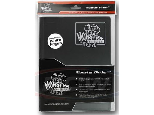 Supplies BCW - Monster - 4 Pocket Binder - Black With White Pages - Cardboard Memories Inc.