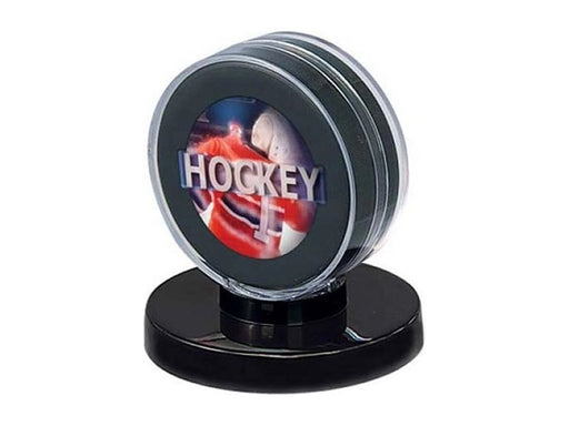 Supplies Ultra Pro - Puck Holder with Black Base - Cardboard Memories Inc.