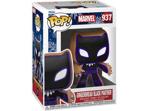Action Figures and Toys POP! - Marvel - Gingerbread Black Panther - Cardboard Memories Inc.