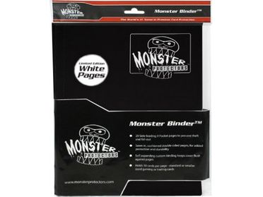 Supplies Monster - 9-Pocket Binder - Black with White Pages - Cardboard Memories Inc.