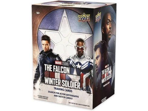 Trading Card Games Upper Deck - Marvel Studios - Falcon and Winter Soldier - Blaster Box - Cardboard Memories Inc.