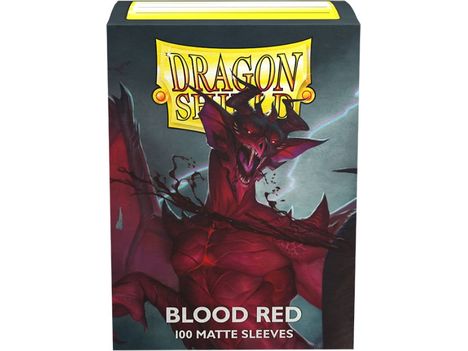 Supplies Arcane Tinmen - Dragon Shield Sleeves - Matte Blood Red - Cardboard Memories Inc.