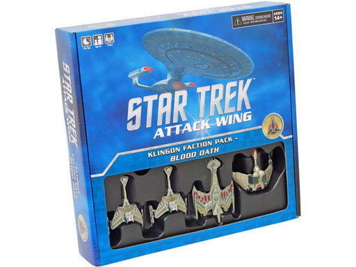 Collectible Miniature Games Wizkids - Star Trek Attack Wing - Klingon Faction Pack - Blood Oath - Cardboard Memories Inc.
