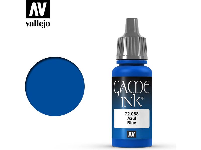 Paints and Paint Accessories Acrylicos Vallejo - Blue - 72 088 - Cardboard Memories Inc.