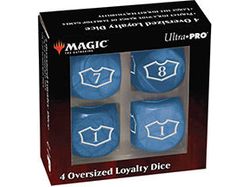 Dice Ultra Pro - Wizards of the Coast - Magic The Gathering - Oversized Loyalty Dice - Island - Cardboard Memories Inc.