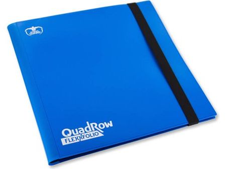 Supplies Ultimate Guard - QuadRow Flexxfolio Playset Binder - Blue - Cardboard Memories Inc.