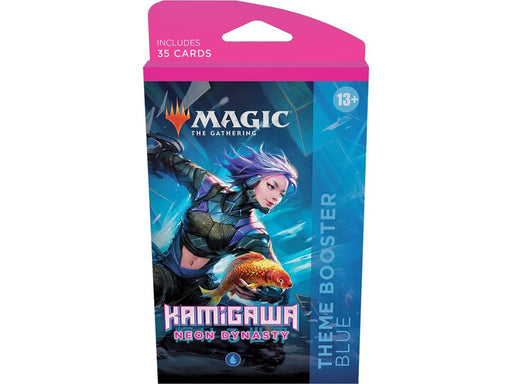 Trading Card Games Magic The Gathering - Kamigawa Neon Dynasty - Theme Booster Pack - Blue - Cardboard Memories Inc.
