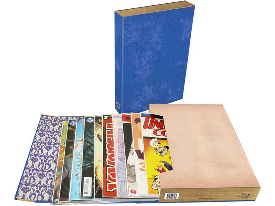 Comic Supplies BCW - Comic Book Stor-Folio - Blue - Cardboard Memories Inc.