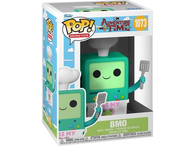 Action Figures and Toys POP! - Television - Adventure Time - BMO Cook - Cardboard Memories Inc.