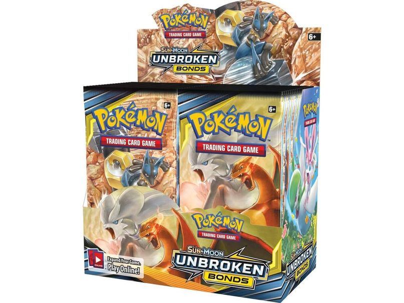 Trading Card Games Pokemon - Sun and Moon - Unbroken Bonds - Booster Box - Cardboard Memories Inc.