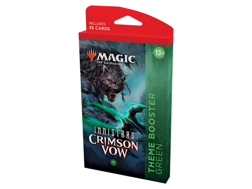 Trading Card Games Magic the Gathering - Innistrad Crimson Vow - Theme Booster Pack - Green - Cardboard Memories Inc.