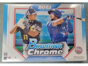 Sports Cards Topps - 2021 - Baseball - Bowman Chrome - Trading Card HTA Choice Box - Cardboard Memories Inc.