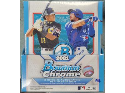 Sports Cards Topps - 2021 - Baseball - Bowman Chrome - Hobby Box - Cardboard Memories Inc.