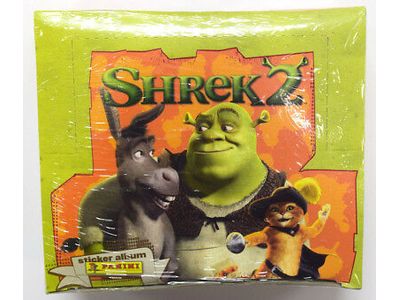 Sports Cards Panini - Shrek 2 - Sticker Box - Cardboard Memories Inc.