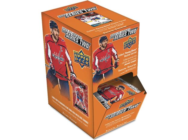 Sports Cards Upper Deck - 2022-23 - Hockey - Series 2 - Gravity Feed Box - Cardboard Memories Inc.