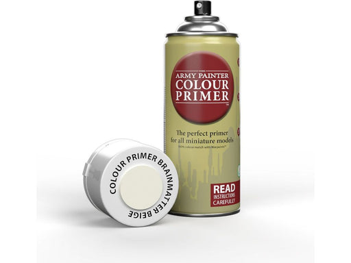 Paints and Paint Accessories Army Painter - Colour Primer - Brainmatter Beige - Paint Spray - Cardboard Memories Inc.