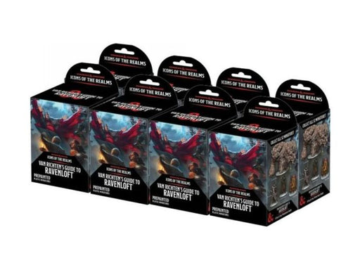 Role Playing Games Wizards of the Coast - Dungeons and Dragons - Icons of the Realms - Guide to Ravenloft - Booster Brick - Cardboard Memories Inc.