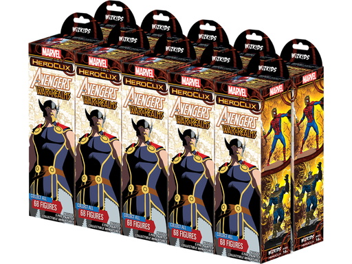 Collectible Miniature Games Wizkids - Marvel - HeroClix - Avengers War of the Realms - Booster Brick - Cardboard Memories Inc.