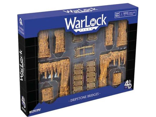 Role Playing Games Wizkids - 4D Tiles - Warlock Tiles - Dripstone Bridges - Cardboard Memories Inc.