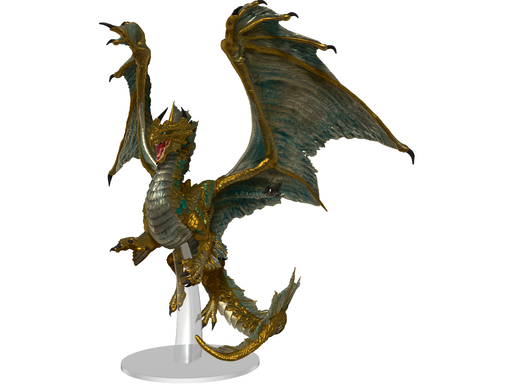 Role Playing Games Wizards of the Coast - Dungeons and Dragons - Icons of the Realms - Adult Bronze Dragon - Cardboard Memories Inc.