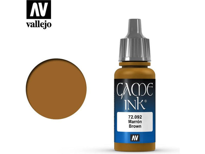 Paints and Paint Accessories Acrylicos Vallejo - Brown - 72 092 - Cardboard Memories Inc.