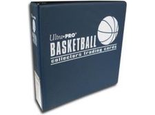 Supplies Ultra Pro - Binder Album - 3 Inch - Navy - Basketball - Cardboard Memories Inc.