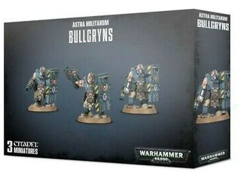 Collectible Miniature Games Games Workshop - Warhammer 40K - Astra Militarum - Bullgryns - 47-14 - Cardboard Memories Inc.
