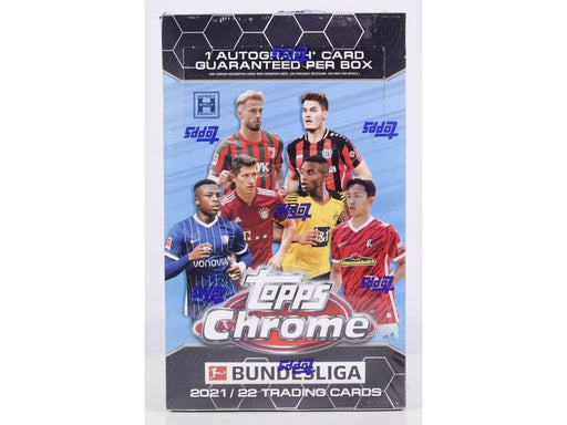 Sports Cards Topps - 2022 - Soccer - Bundesliga - Chrome - Hobby Box - Cardboard Memories Inc.