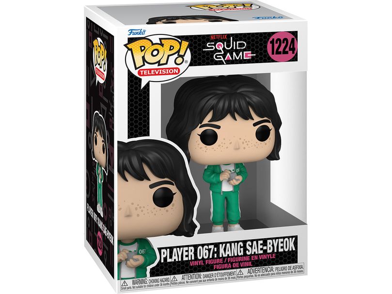 Action Figures and Toys POP! - Television - Squid Game - Player 067 - Kang Sae-Byeok - Cardboard Memories Inc.