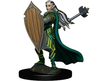 Role Playing Games Wizards of the Coast - Dungeons and Dragons - Icons of the Realms - Elf Paladin Female - Premium Figure - 93025 - Cardboard Memories Inc.