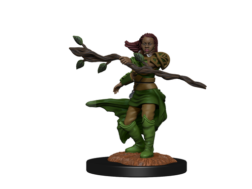 Role Playing Games Wizkids - Dungeons and Dragons - Unpainted Miniature - Nolzurs Marvellous Miniatures - Human Druid Female - 90223 - Cardboard Memories Inc.