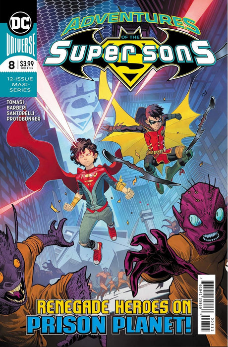 Comic Books DC Comics - Adventures of Super Sons (2018) 008 (Cond. VG/FN) - 4415 - Cardboard Memories Inc.