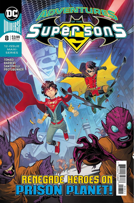 Comic Books DC Comics - Adventures of Super Sons (2018) 008 (Cond. VG/FN) - 4415 - Cardboard Memories Inc.