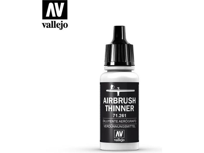 Paints and Paint Accessories Acrylicos Vallejo - Airbrush Thinner - 71 261 - Cardboard Memories Inc.