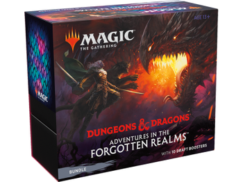 Trading Card Games Magic the Gathering - Dungeons and Dragons - Adventures in the Forgotten Realms - Bundle Fat Pack - Cardboard Memories Inc.