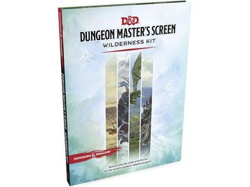 Role Playing Games Wizards of the Coast - Dungeons and Dragons -Dungeon Masters Screen - Wilderness Kit - Cardboard Memories Inc.