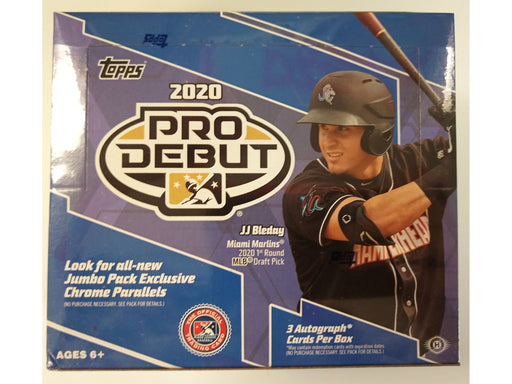 Sports Cards Topps - 2020 - Baseball - Pro Debut - Jumbo Box - Cardboard Memories Inc.