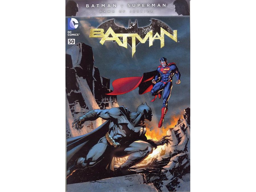 Comic Books DC Comics - Batman (2011 2nd Series) 050 - Batman vs. Superman Polybag Variant Edition (Cond. FN+) - 0901 - Cardboard Memories Inc.