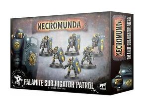 Collectible Miniature Games Games Workshop - Necromunda - Palanite Subjugator Patrol - 300-46 - Cardboard Memories Inc.