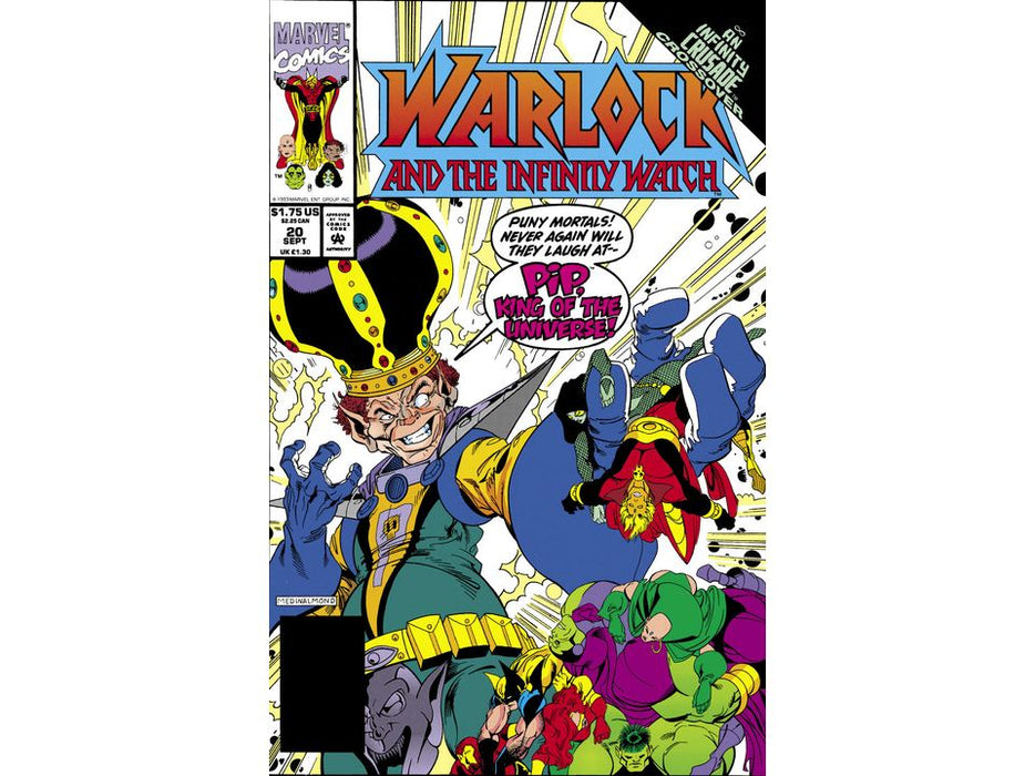 Comic Books Marvel Comics - Warlock and the Infinity Watch 020 - 5946 - Cardboard Memories Inc.